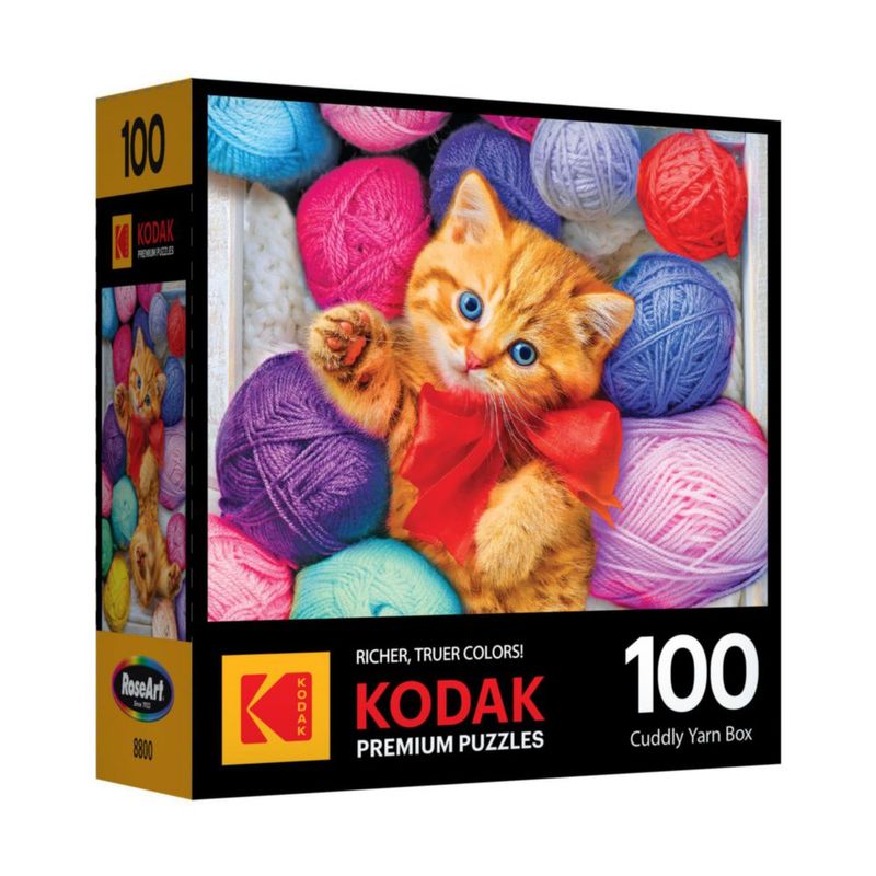 Rompecabezas RoseArt Kodak de 100 piezas – Caja de Hilo Acogedor