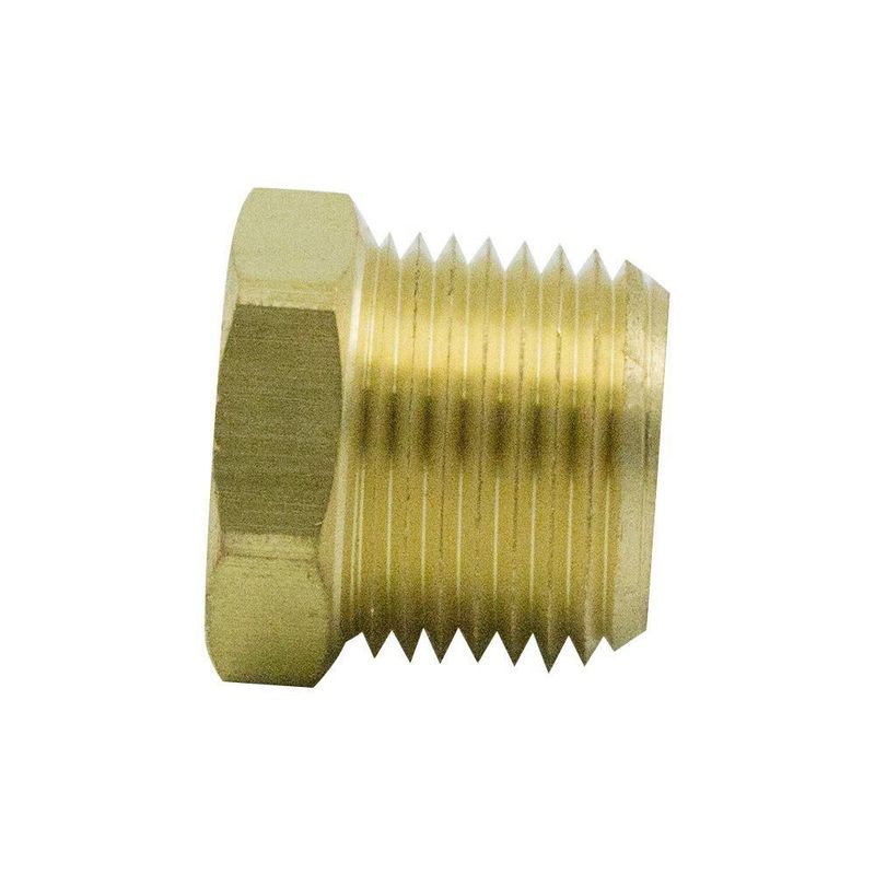 Acople de tubería Legines 3/8"-1/4" NPT de latón hexagonal