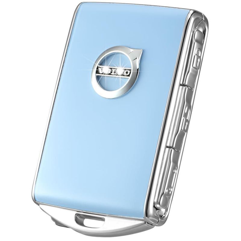 Cubierta para mando de coche TOUPHY Volvo XC90/60/40 en aleación de zinc azul