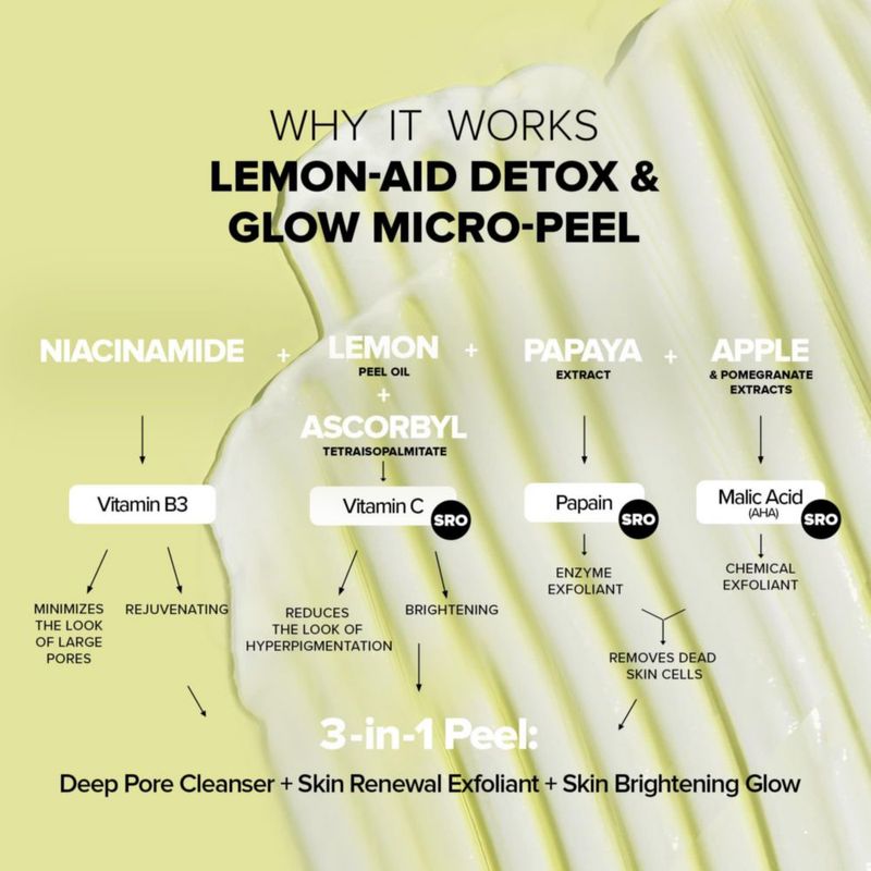 Exfoliante Facial Nudestix 60 ml Lemon‑Aid Micro‑Peel