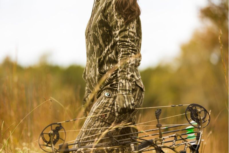 PANTALONES Mossy Oak Mujer 80 cm de entrepierna Camuflaje Algodón Mill