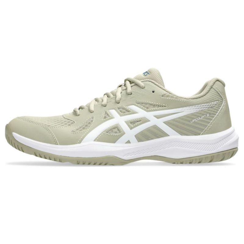 Zapatillas de voleibol ASICS Upcourt 6 talla 10 Caqui/Blanco