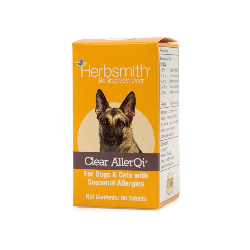 Herbsmith Allergy Aid – 90 comprimidos para gatos y perros
