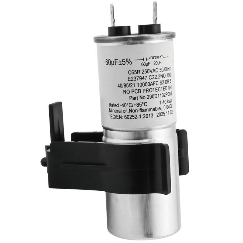 Capacitor de arranque Garsoo WH12X27614 60 µF para lavadora GE