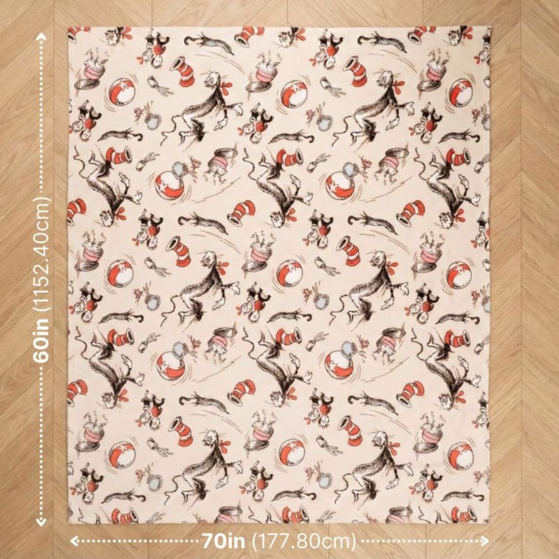 Manta Franco El Gato Ensombrerado 152 cm x 178 cm