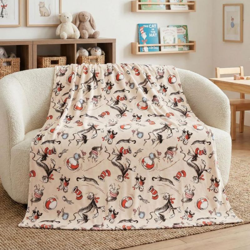 Manta Franco El Gato Ensombrerado 152 cm x 178 cm