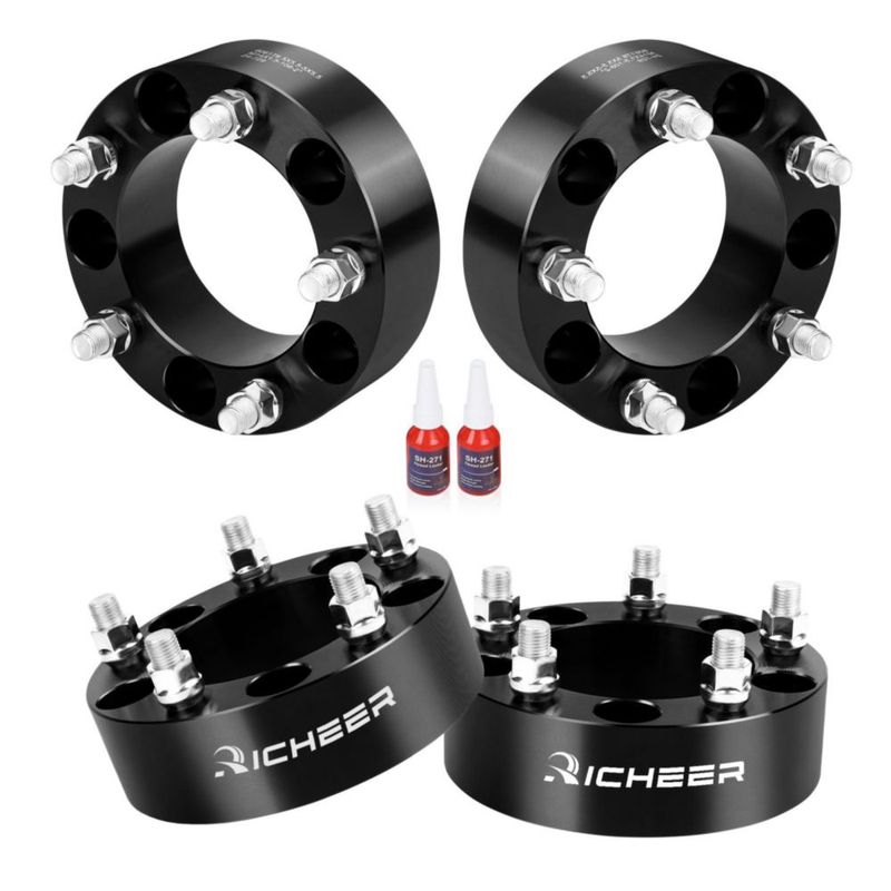 Espaciadores de Rueda Richeer 5 cm 5x5.5 1/2‑20 Pernos 4 piezas