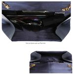 Bolso tipo clutch Mihawk Envelope 26x14x55 cm azul marino