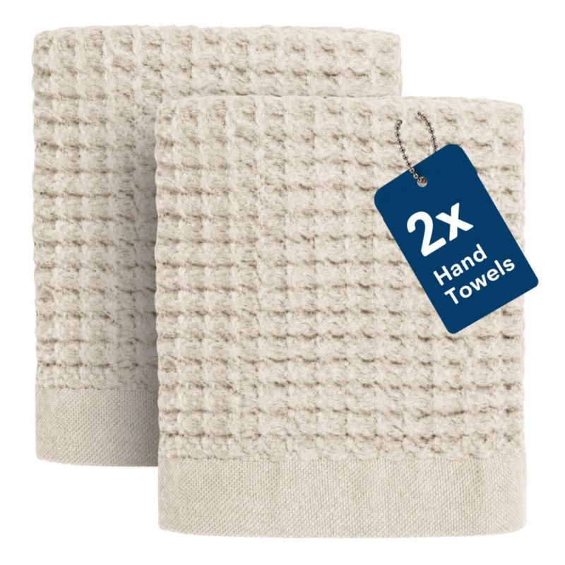 Toallas de mano ONSEN Supima Avena 2‑paquete 41 × 76 cm