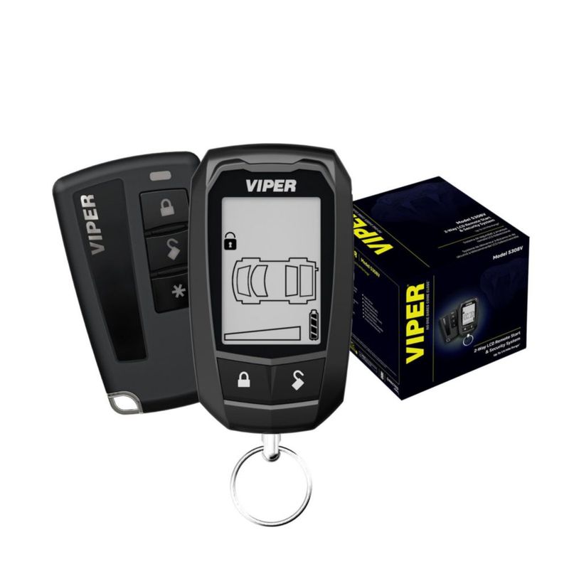 Alarma Viper 5308V con control remoto LCD bidireccional y arranque remoto