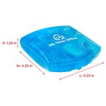 Grapadora Mini Kit de Oficina Azul LD