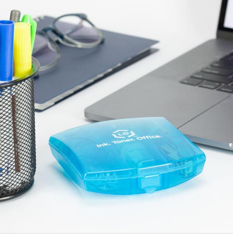 Grapadora Mini Kit de Oficina Azul LD