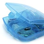 Grapadora Mini Kit de Oficina Azul LD