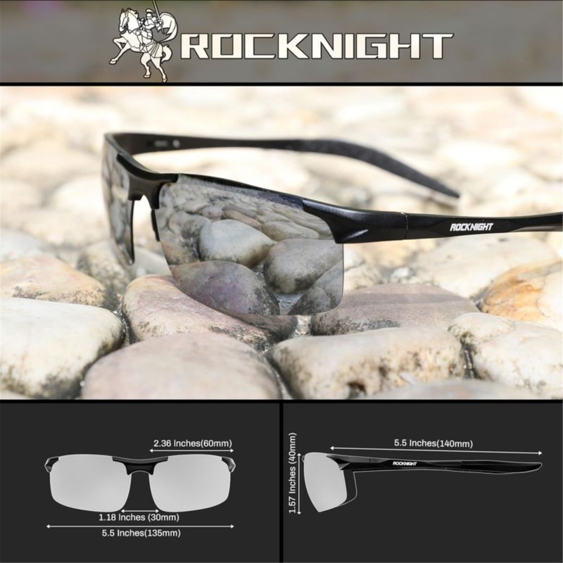 Gafas de sol ROCKNIGHT polarizadas con protección UV400 para hombre