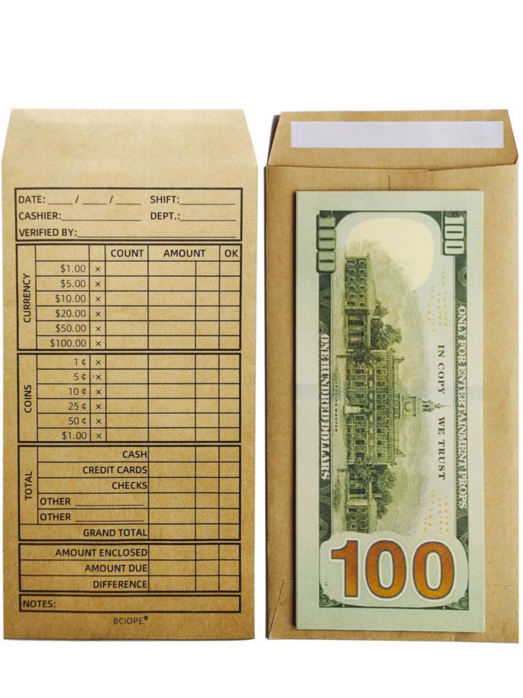Sobre BCIOPE 9 cm × 16 cm 500 por caja autoadhesivo