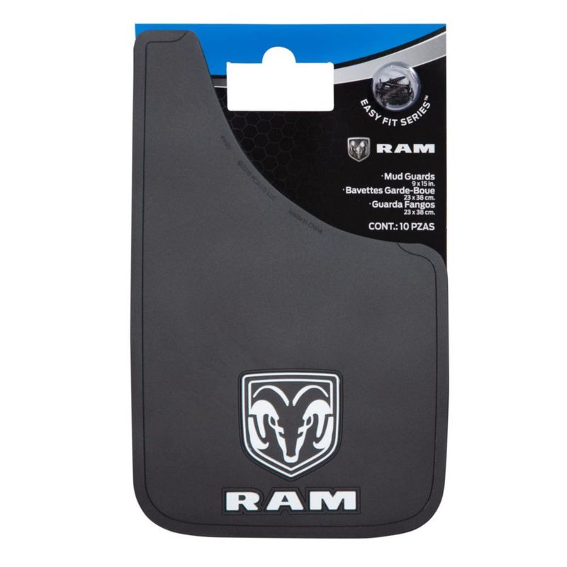 Protector de barro Plasticolor 23 cm x 38 cm RAM blanco – Pack de 2