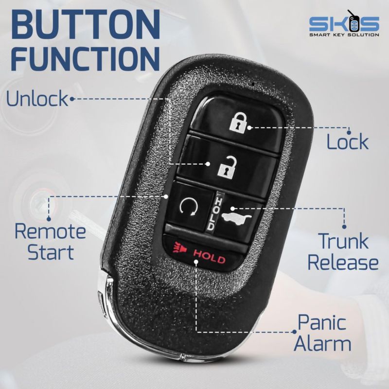 Control remoto Smart Key Solution 433 MHz KR5TP-4