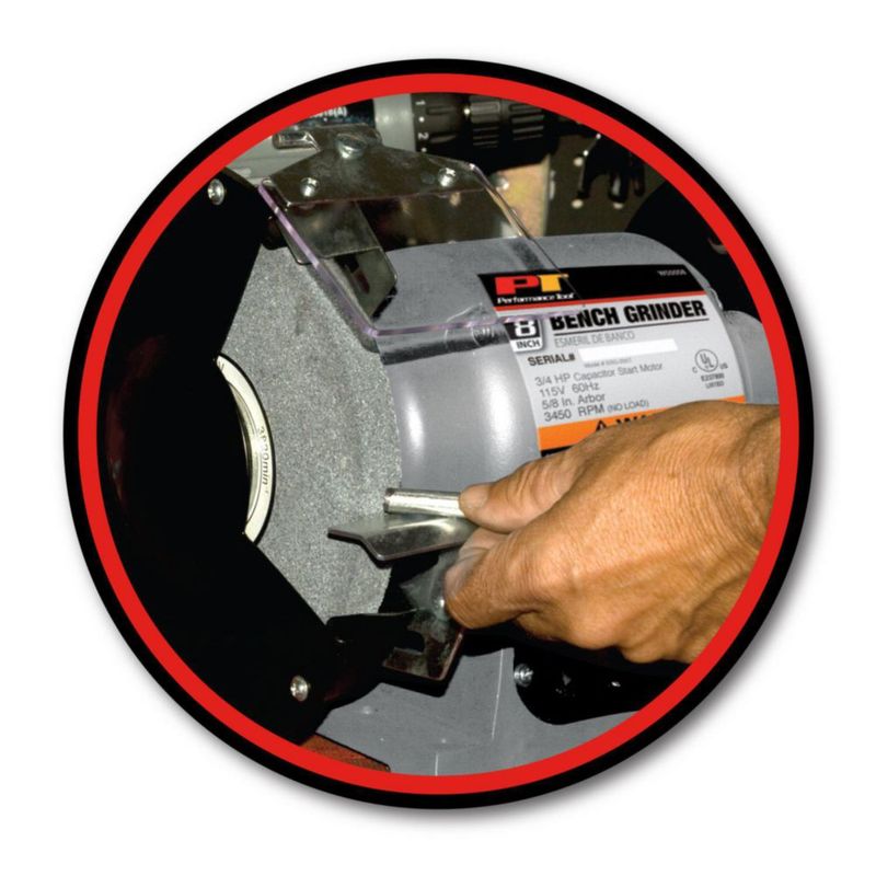 Amoladora de mesa Performance Tool W50058 3/4 HP 8" 115V