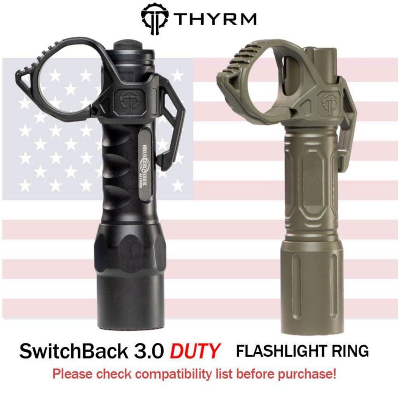 Anillo para Linterna Thyrm Switchback 3.0 Duty Negro