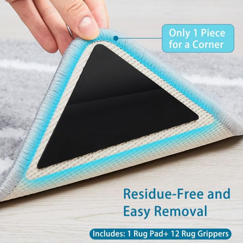 Alfombrilla antideslizante Veken 61x91 cm Pack de 12 gruesa