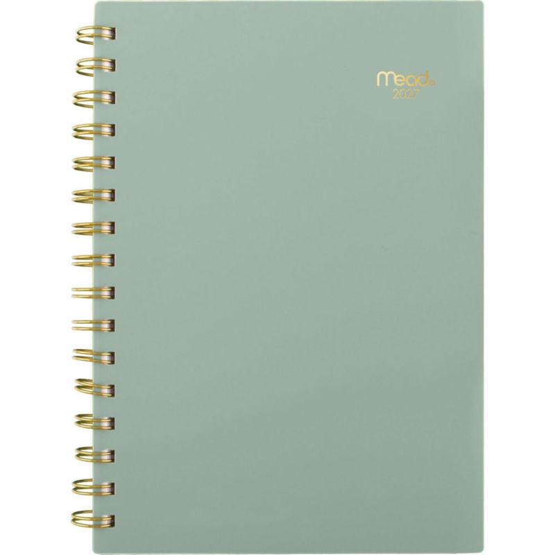 Planificador Mead 14 cm x 22 cm Soft Grass 2027
