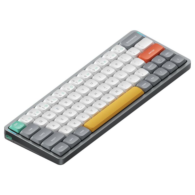 Teclado nuphy Air60 V2 inalámbrico 60% Grey‑Gateron Red