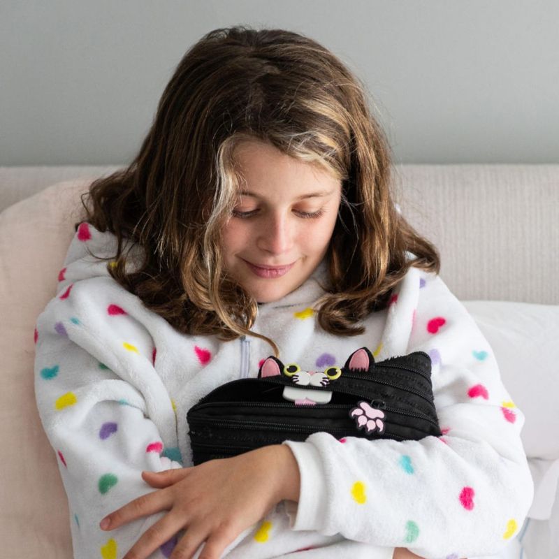 Estuche de lápices ZIPIT Gato Negro – Lindo y práctico con cremallera