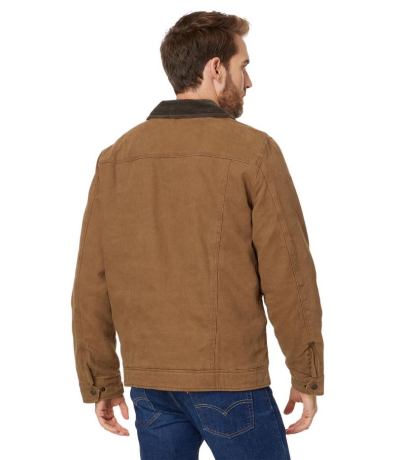 Chaqueta Levi's para Hombre Modelo Depot de Lona de Algodón Marrón Talla S