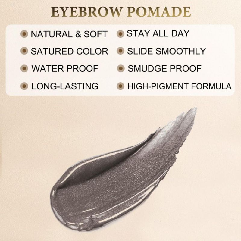 Kit de Cejas LAVONE: Lápiz Impermeable Pomada y Plantillas