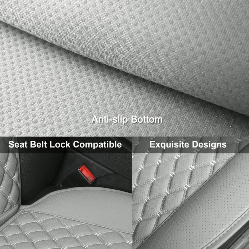 Cobertor de Asiento Black Panther 50x63 cm Patrón Diamante Gris