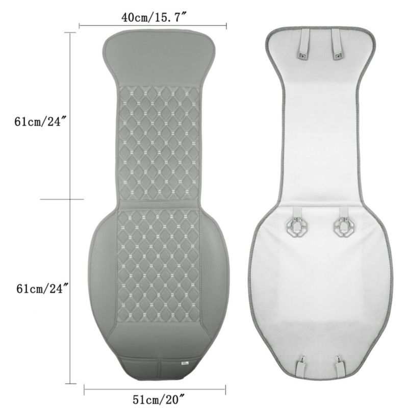 Cobertor de Asiento Black Panther 50x63 cm Patrón Diamante Gris