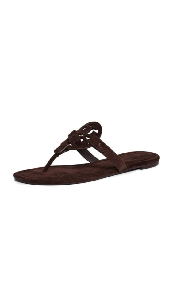 Sandalia Tory Burch Miller Dark Cocoa talla 7 EE. UU.