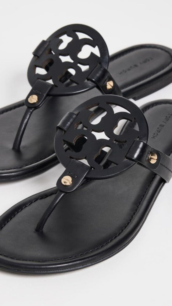 Sandalia Tory Burch Miller Negro Perfecto talla 11 US