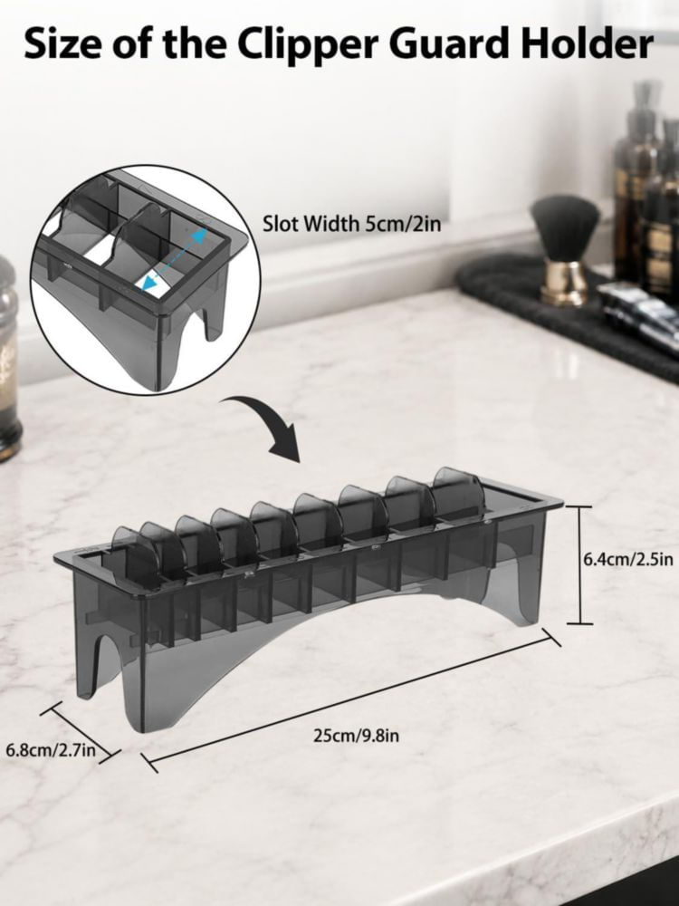 Soporte para Guías de Máquina de Cortar Pelo Chazcool 25x7x65 cm 10 Compartimentos