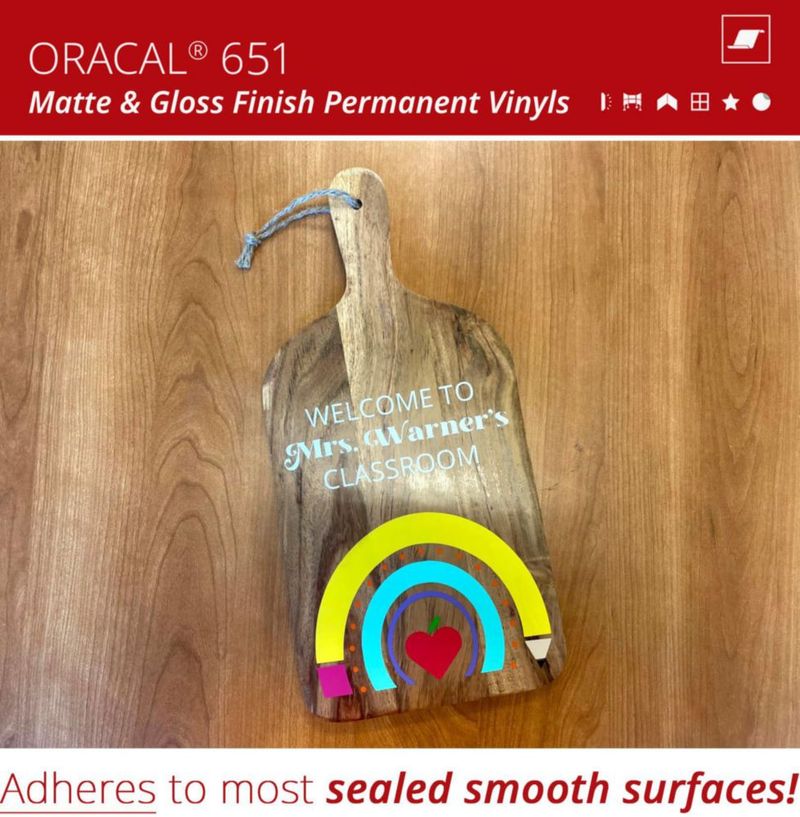 Vinilo ORACAL 651 Mate Rojo 30 cm x 46 m + Cinta de Transferencia