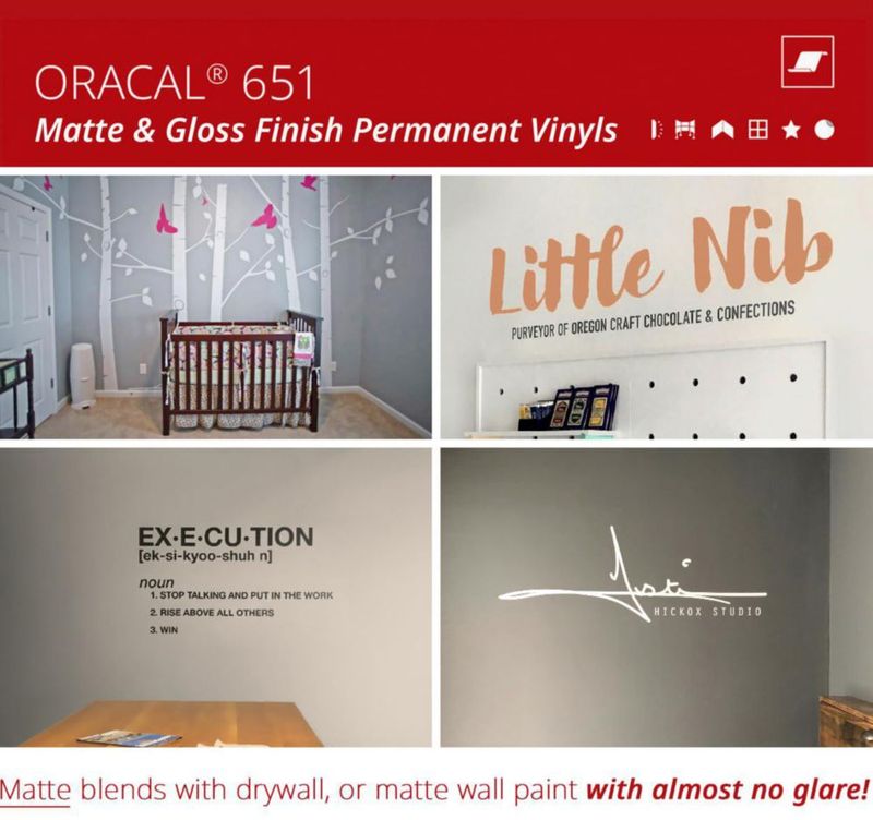 Vinilo ORACAL 651 Mate Rojo 30 cm x 46 m + Cinta de Transferencia