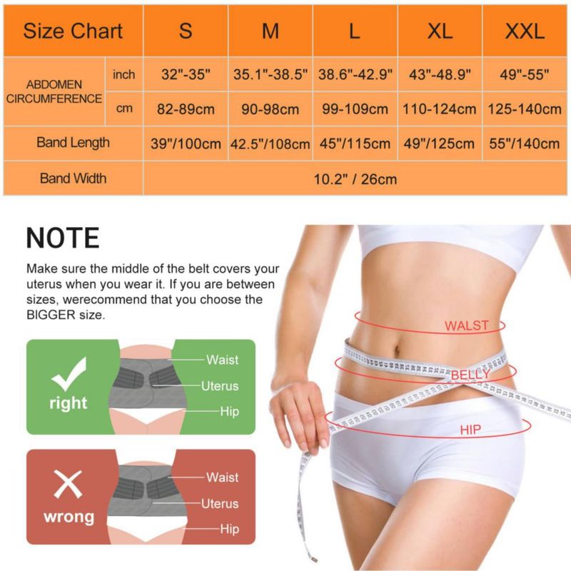 Banda abdominal Trendyline de soporte posparto ajustable