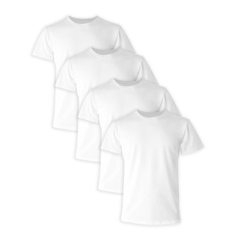 Camiseta interior Hanes pack de 4 blanco talla S (EE. UU.)