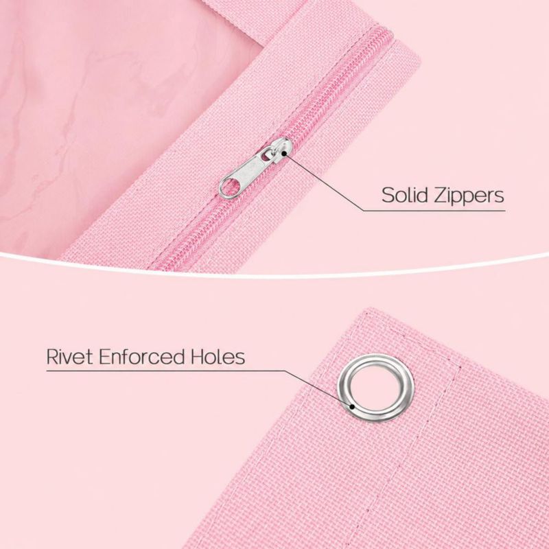 Estuche para lápices Sooez pack de 2 rosa y púrpura 25 × 18 cm