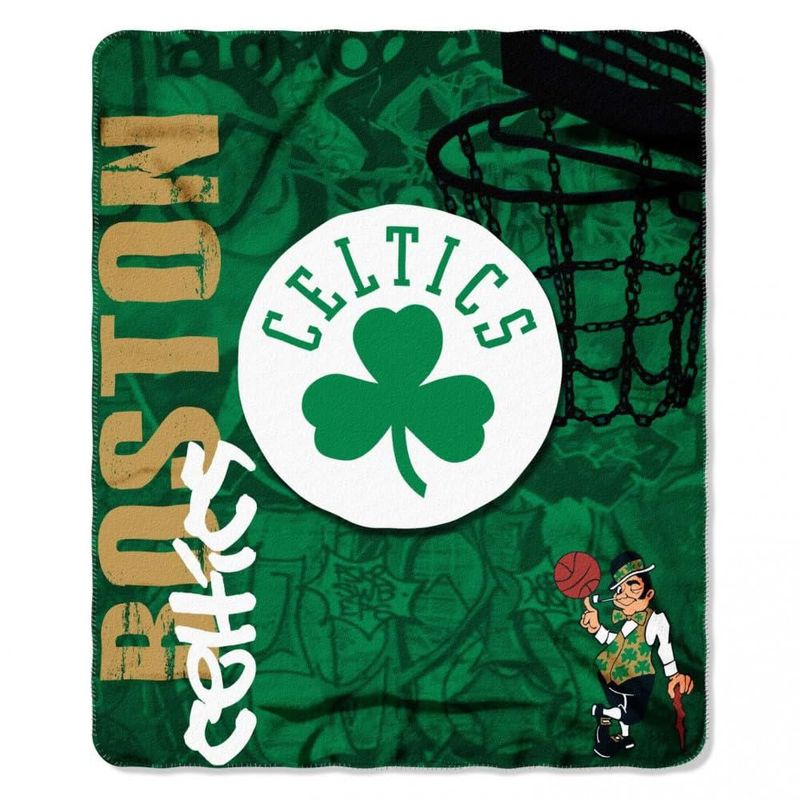 Manta Northwest Boston Celtics 152 cm x 152 cm – Diseño Hard Knocks