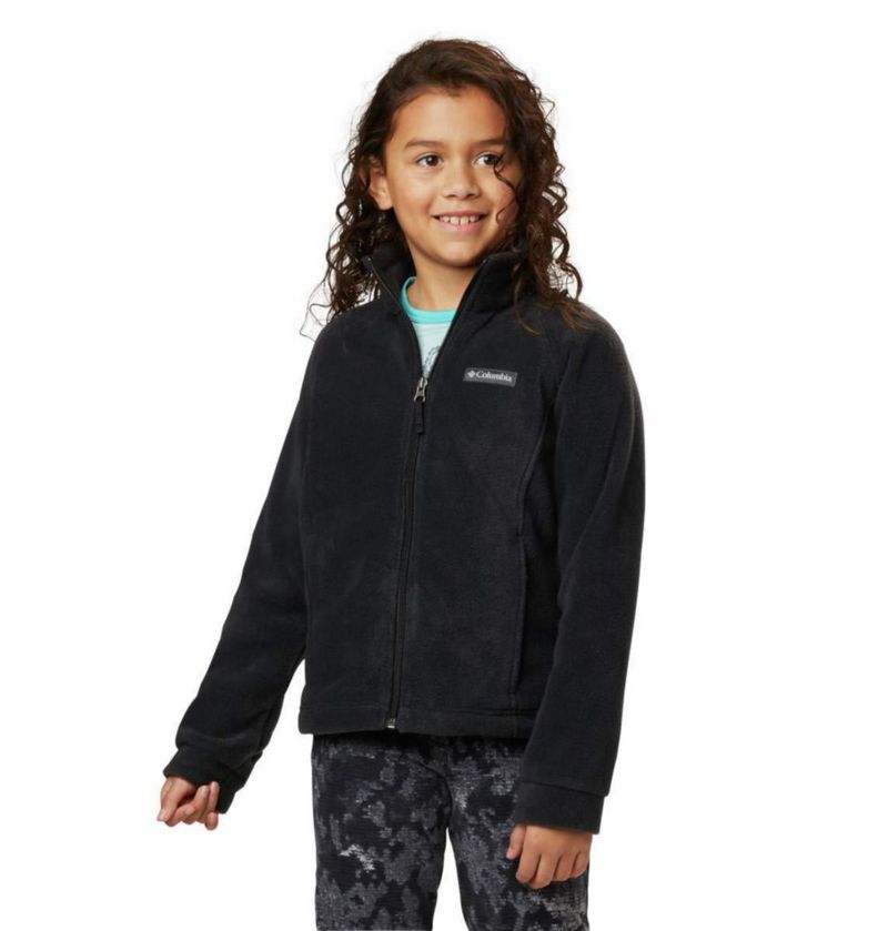 Chaqueta Columbia unisex para bebé Benton Springs negra 18‑24 meses