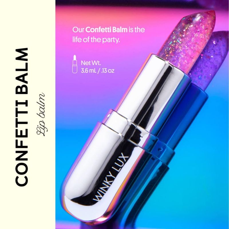 Bálsamo Labial Winky Lux Lavanda y Brillo Rosé Duo