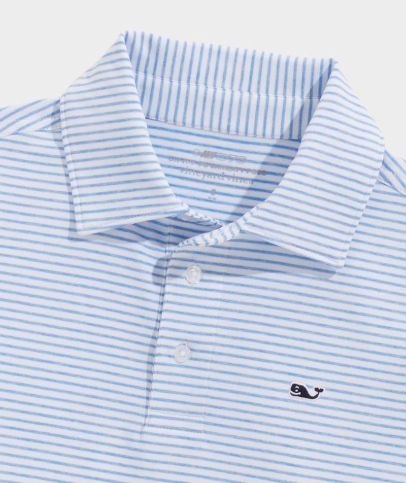 Polo Vineyard Vines Bradley Stripe para niños talla 5