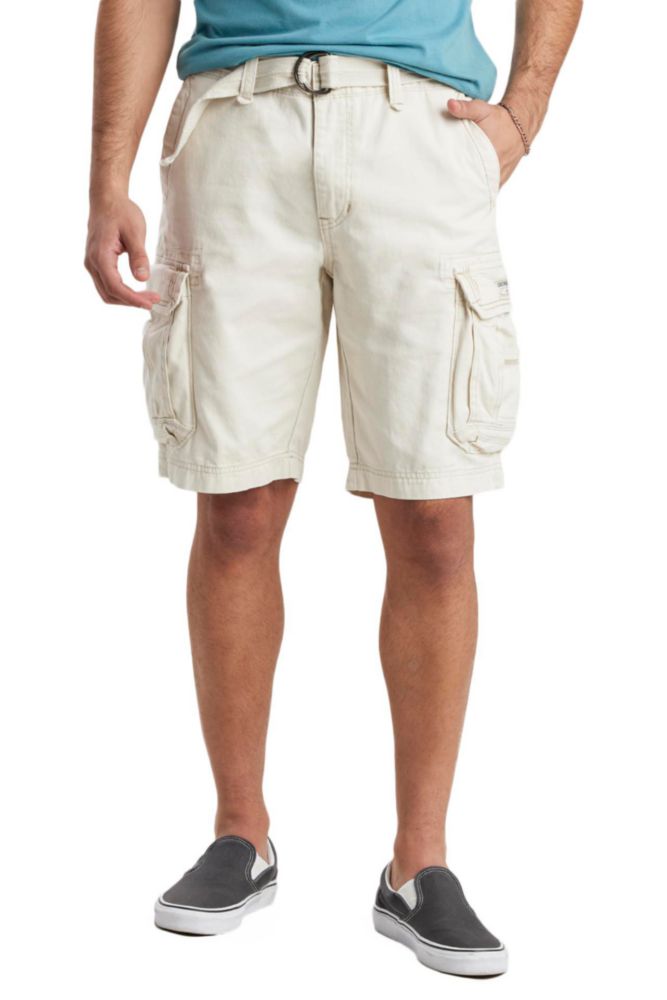 Shorts Cargo UNIONBAY 34 US Stone con Cinturón