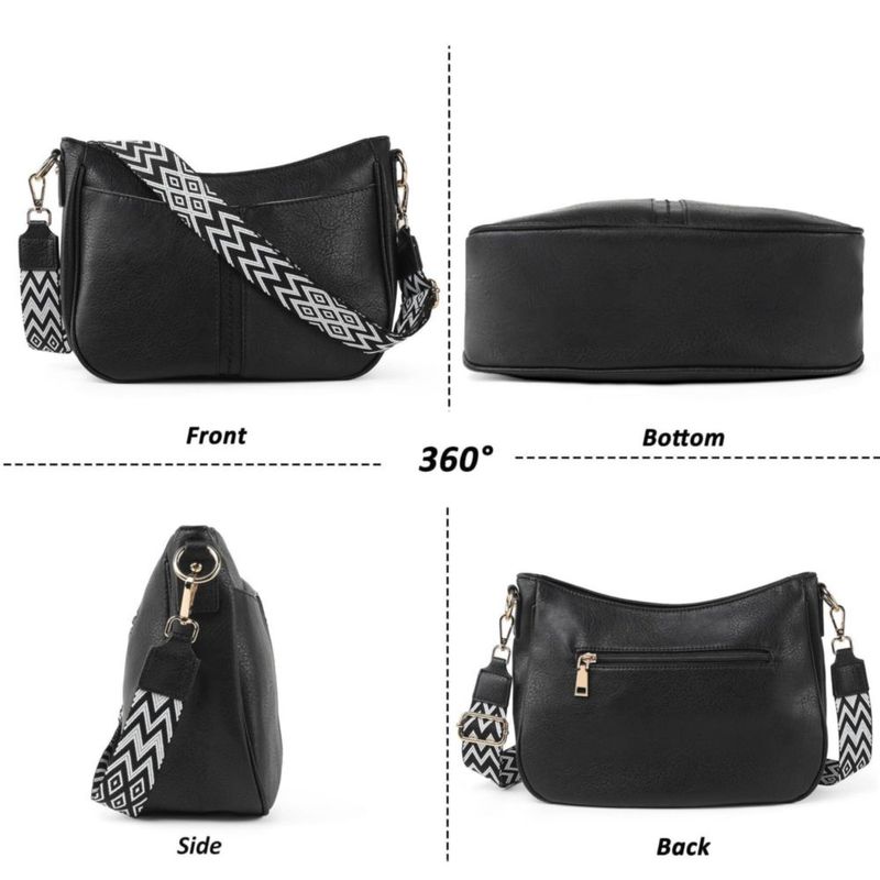 Bolso bandolera TANTOMI de cuero vegano para viajar