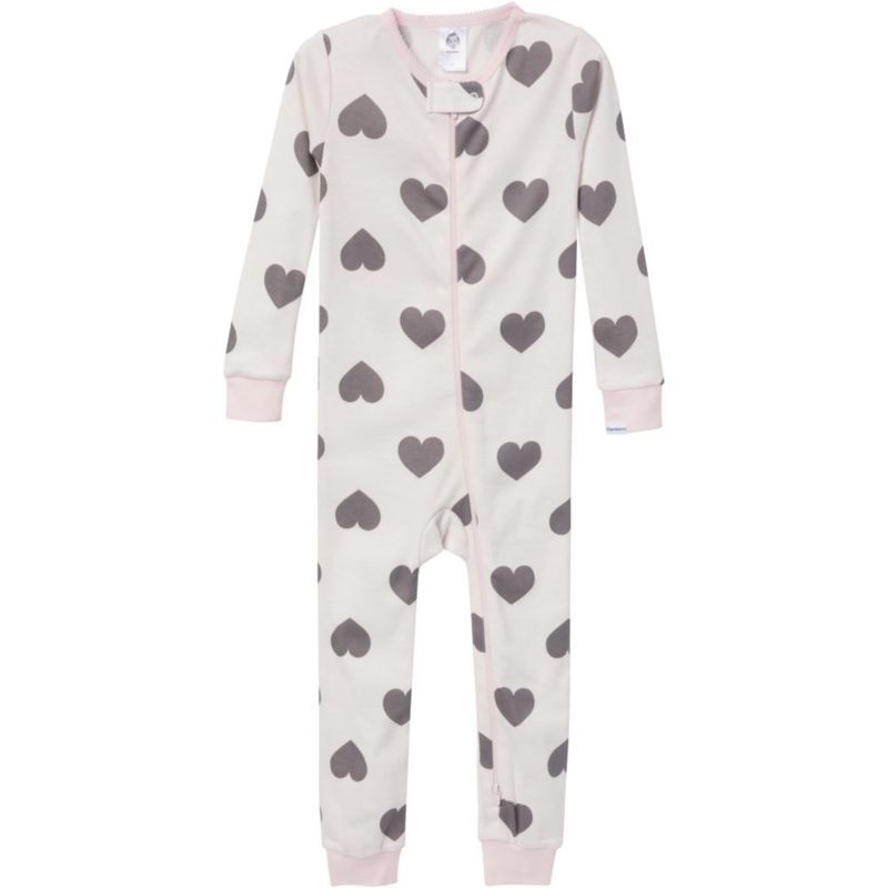 Pijamas Gerber para Niña 2T Pack de 3 con Corazones de Algodón