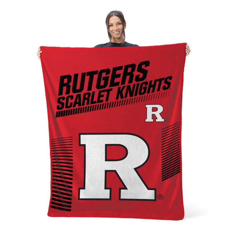 Manta Northwest 152 cm x 203 cm Rutgers Scarlet Knights de Forro Polar