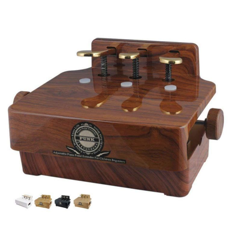 Extensor de Pedales para Piano Soarun Ajustable en Madera de Rosa