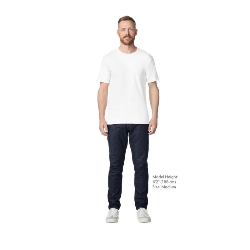 Camiseta Gildan G64000 Blanca XXL (Pack de 72)