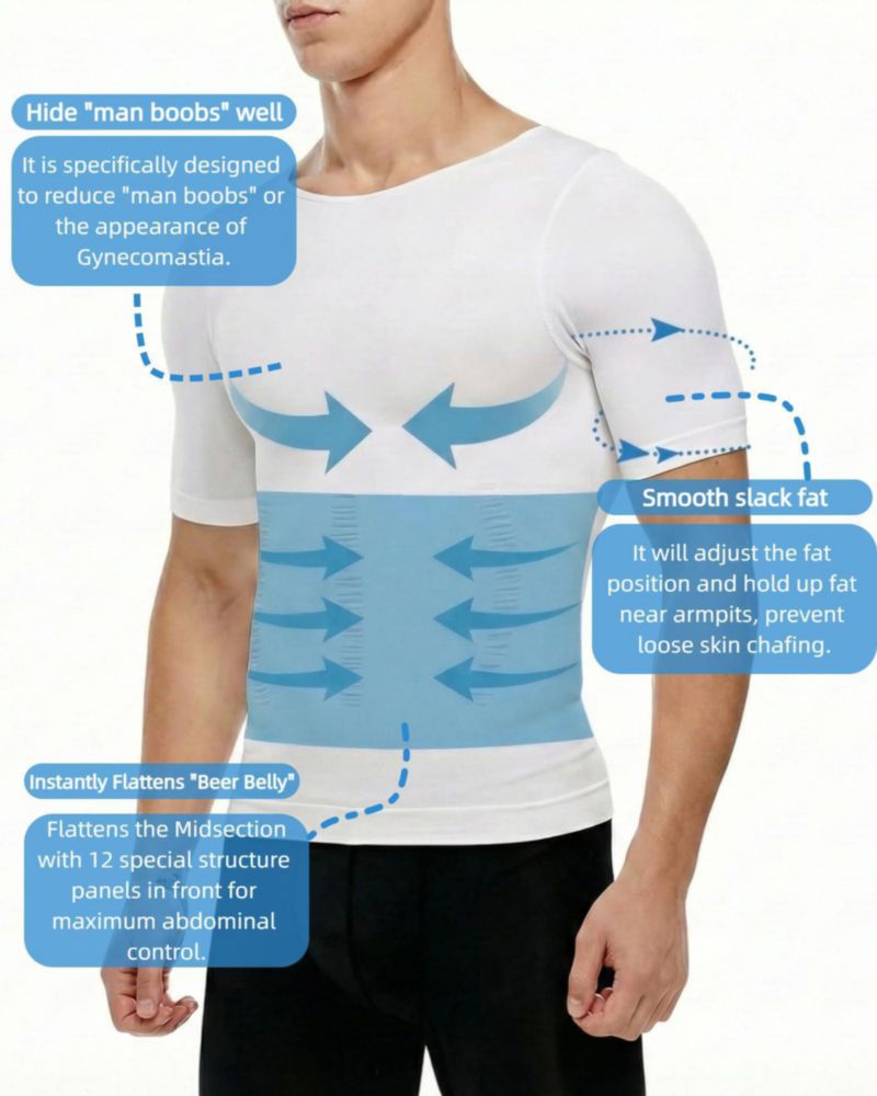 Camiseta interior de compresión KOCLES de manga corta